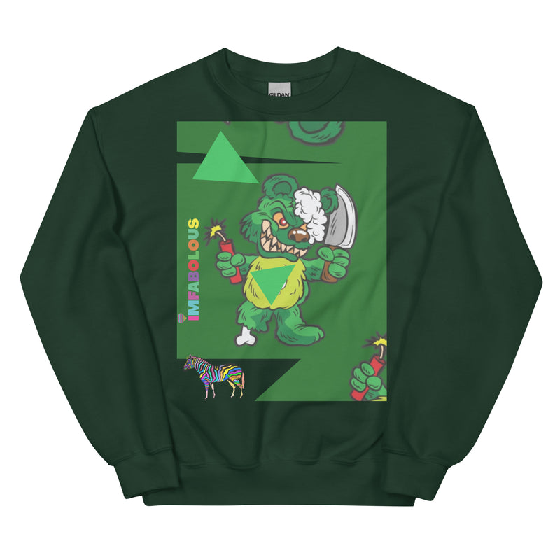 IMFABOLOUS GREEN BOMBS Sweatshirt