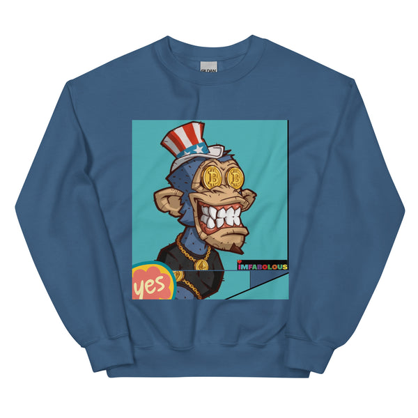 ImFabolous Monkey Talks Unisex Sweatshirt