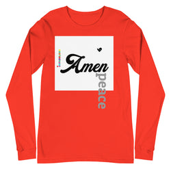 IMFABOLOUS AMEN IS PEACE Long Sleeve Tee