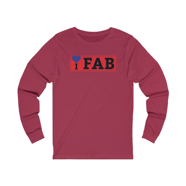 IM FABOLOUS Long Sleeve Tee DARK (BlueHeart)