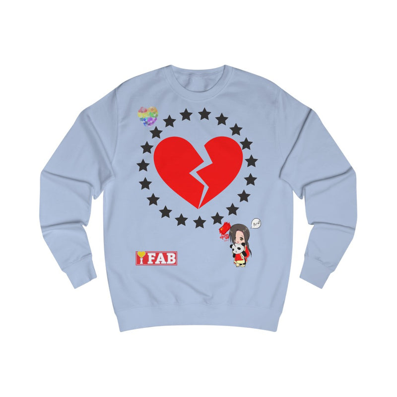 Im Fabolous Faded BrokenLove Sweatshirt (YellowHeart)