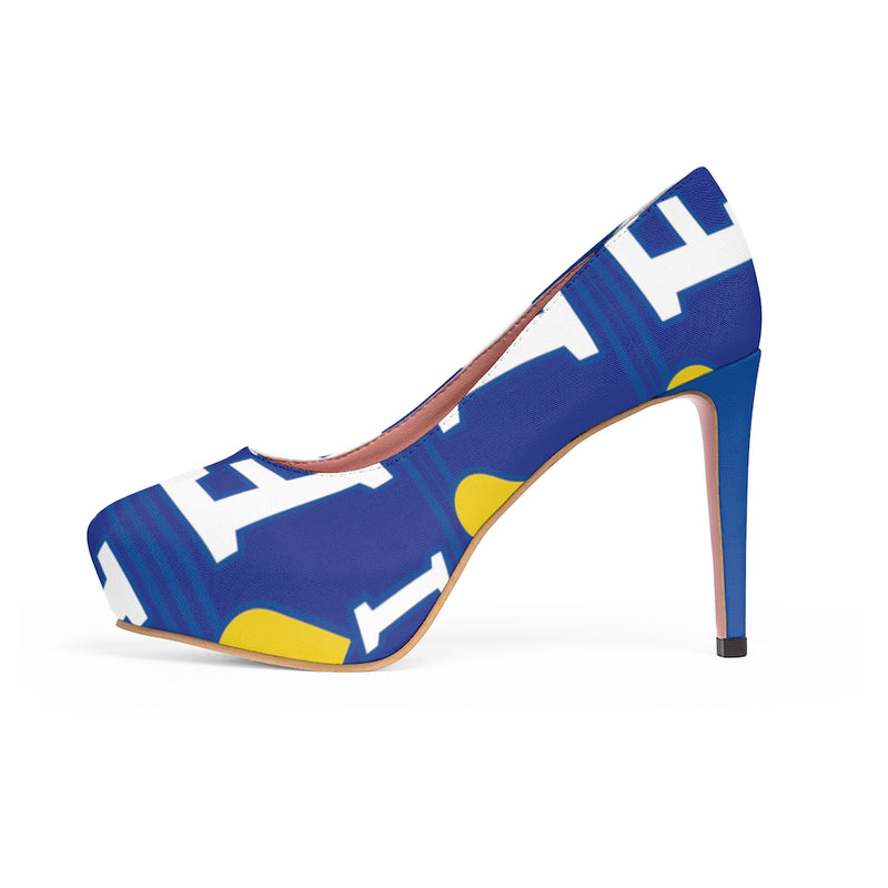 Im Fabolous Bad Blue Platform Heels