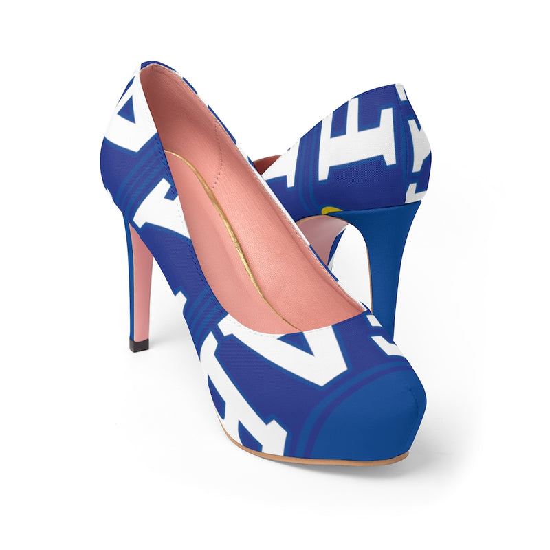 Im Fabolous Bad Blue Platform Heels