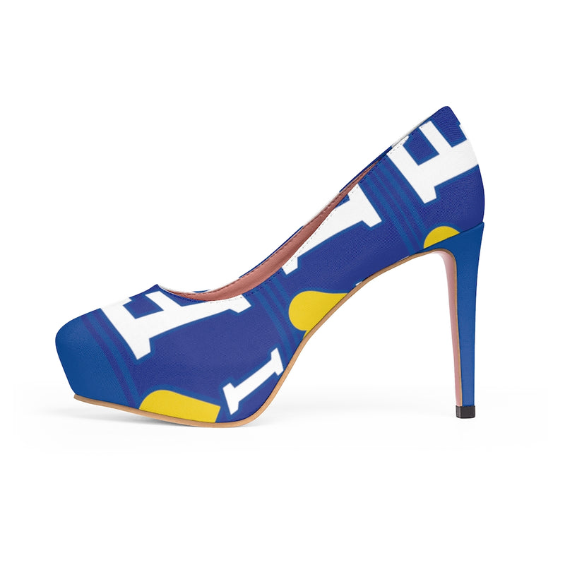 Im Fabolous Bad Blue Platform Heels