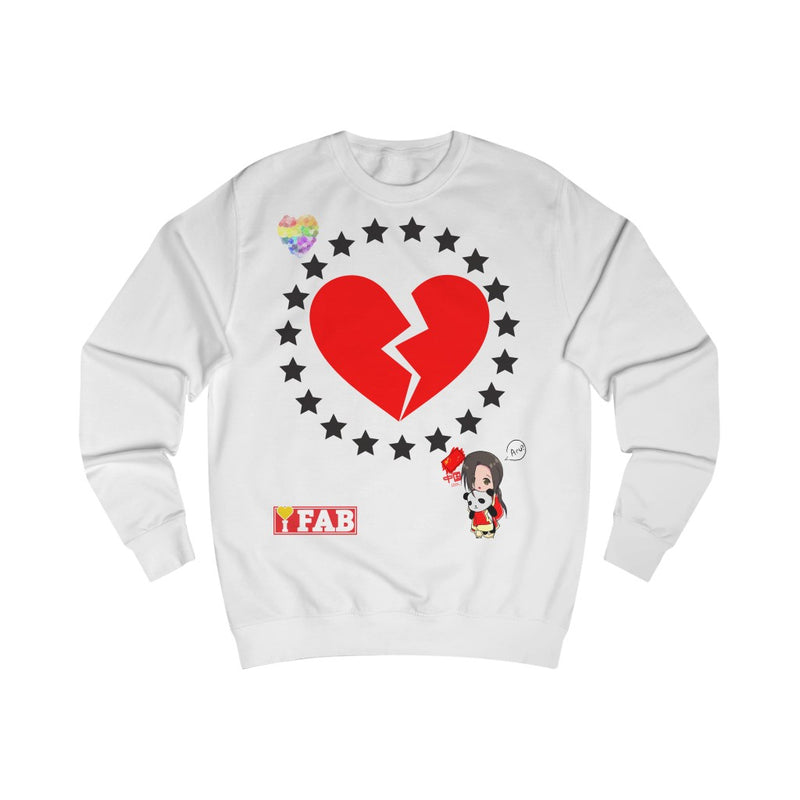 Im Fabolous Faded BrokenLove Sweatshirt (YellowHeart)