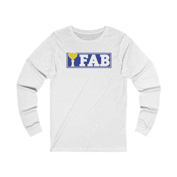 IM FABOLOUS Long Sleeve Tee ROYALBLUE (YellowHeart)