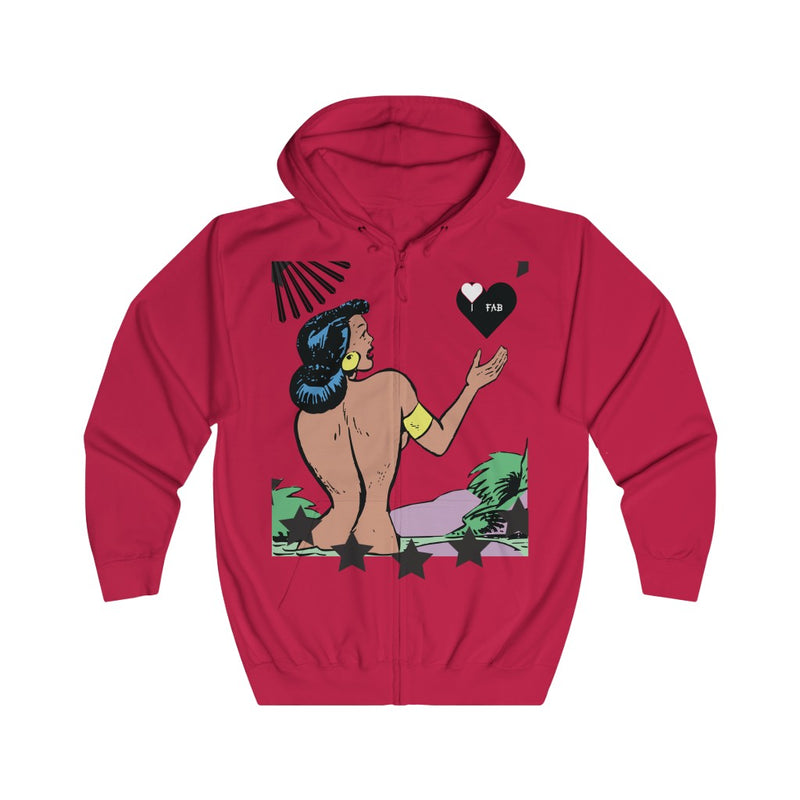 Im Fabolous ForTheLove Full Zip Hoodie (WhiteHeart)