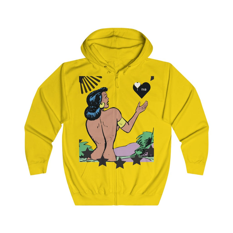 Im Fabolous ForTheLove Full Zip Hoodie (WhiteHeart)