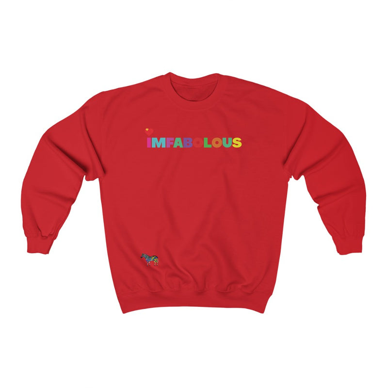 ImFabolous RareZebra Sweatshirt (RedHeart)