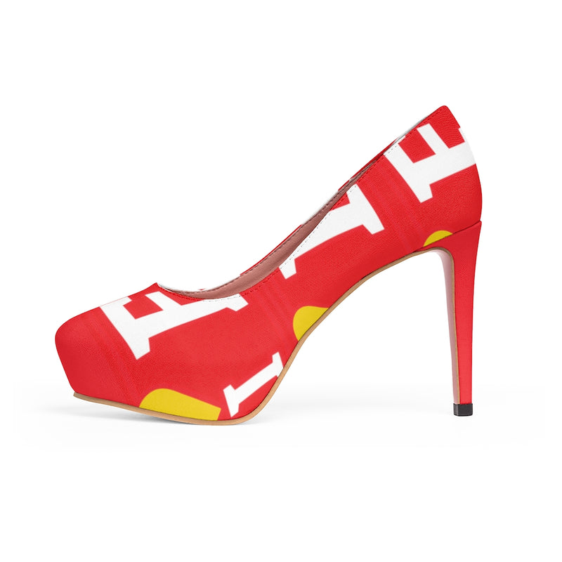 Im Fabolous Red Platform Heels