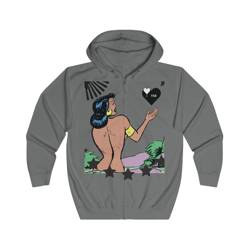 Im Fabolous ForTheLove Full Zip Hoodie (WhiteHeart)