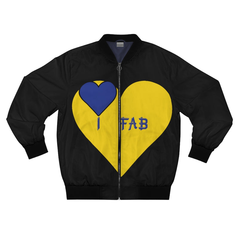 Im Fabolous AOP Bomber Jacket (BlueHeart)