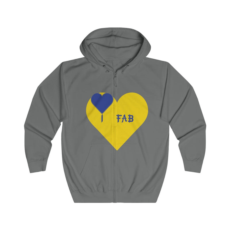 Im Fabolous Full Zip Hoodie (BlueHeart)