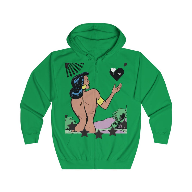 Im Fabolous ForTheLove Full Zip Hoodie (WhiteHeart)