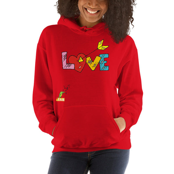 Im Fabolous LOVE Unisex Hoodie (RedHeart)