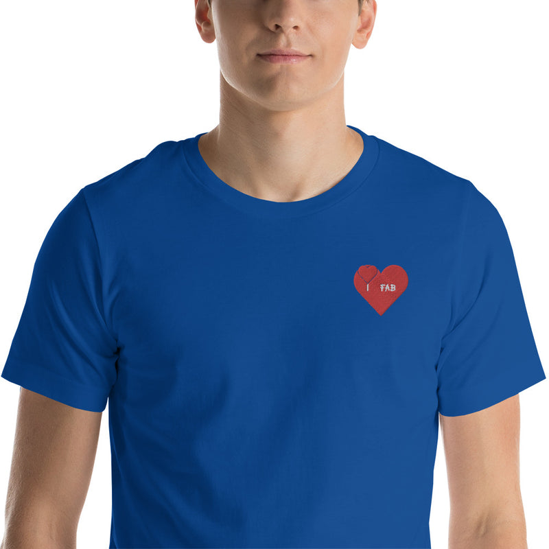 Im Fabolous BloodRed Short-Sleeve Unisex T-Shirt (RedHeart)