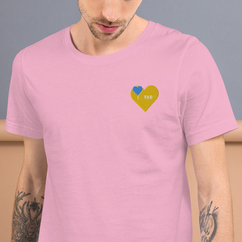 Im Fabolous Short-Sleeve T-Shirt (LightBlueHeart)