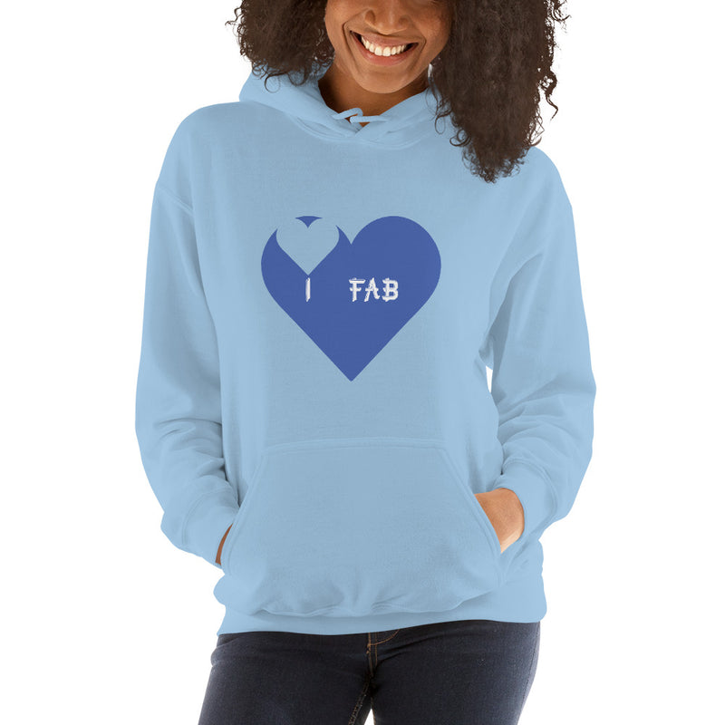 Im Fabolous Unisex Hoodie (BlueHeart)