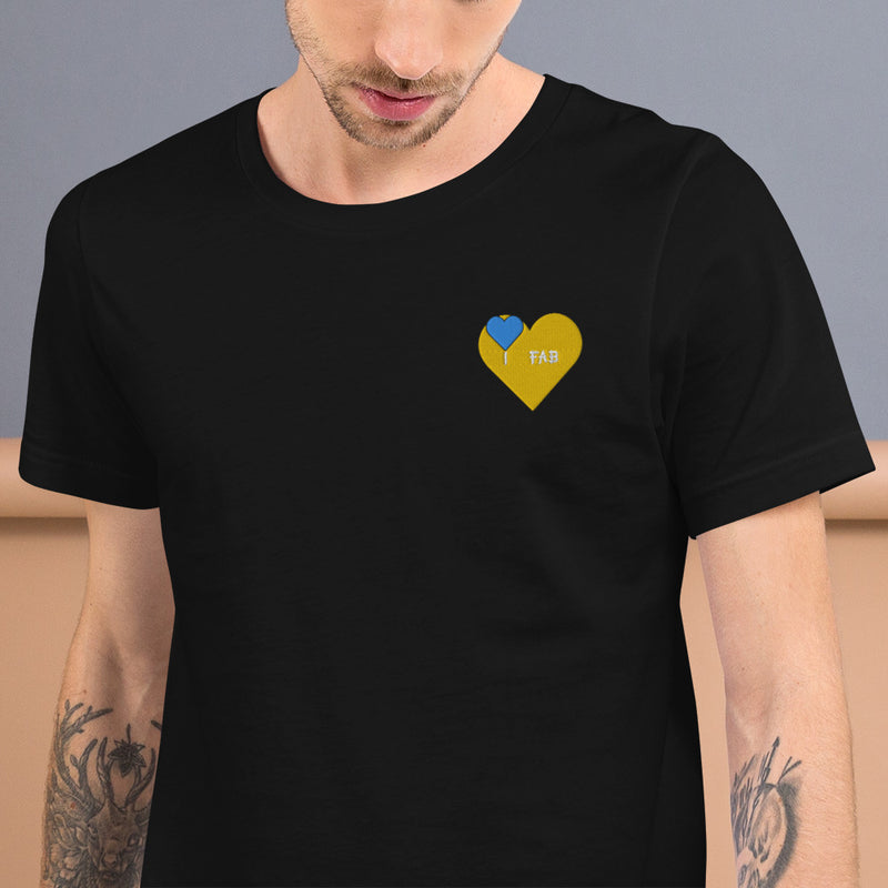 Im Fabolous Short-Sleeve T-Shirt (LightBlueHeart)