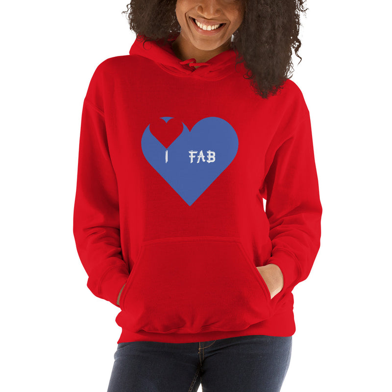 Im Fabolous Unisex Hoodie (BlueHeart)