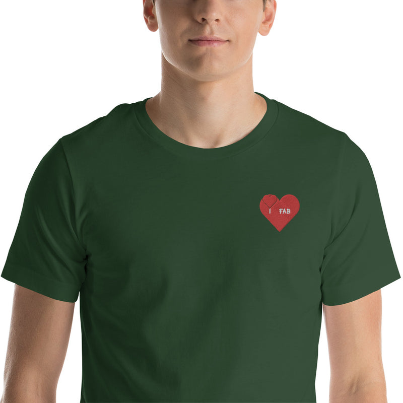 Im Fabolous BloodRed Short-Sleeve Unisex T-Shirt (RedHeart)