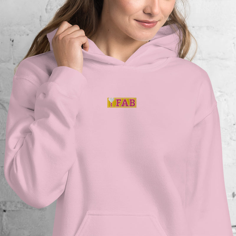 Im Fabolous TouchHeart Unisex Hoodie (WhiteHeart)