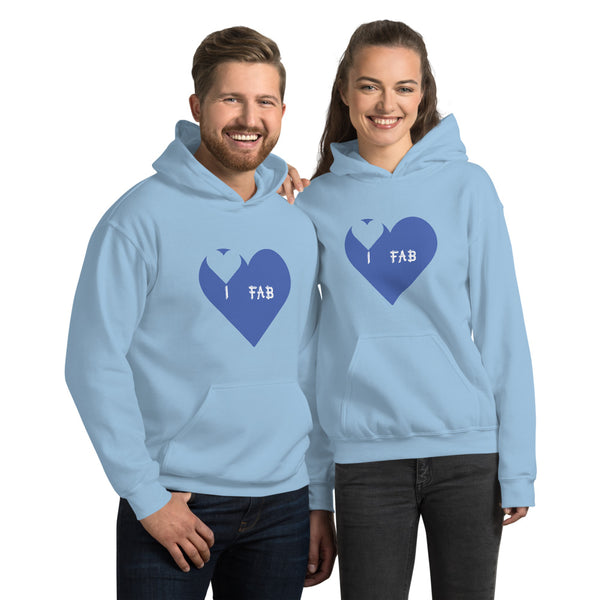 Im Fabolous Unisex Hoodie (BlueHeart)