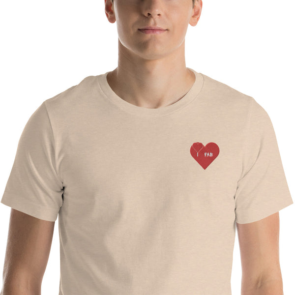 Im Fabolous BloodRed Short-Sleeve Unisex T-Shirt (RedHeart)