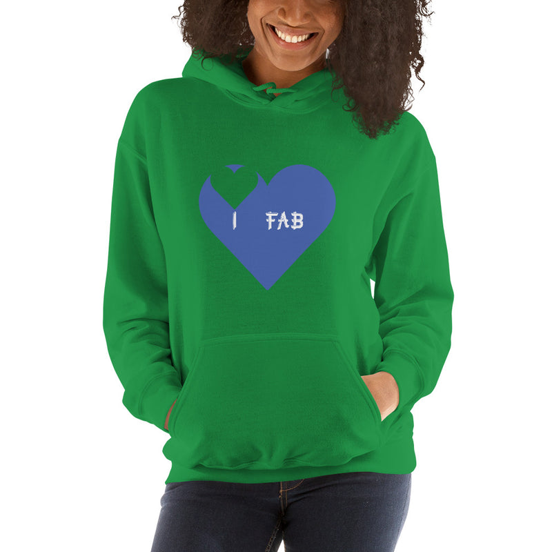 Im Fabolous Unisex Hoodie (BlueHeart)