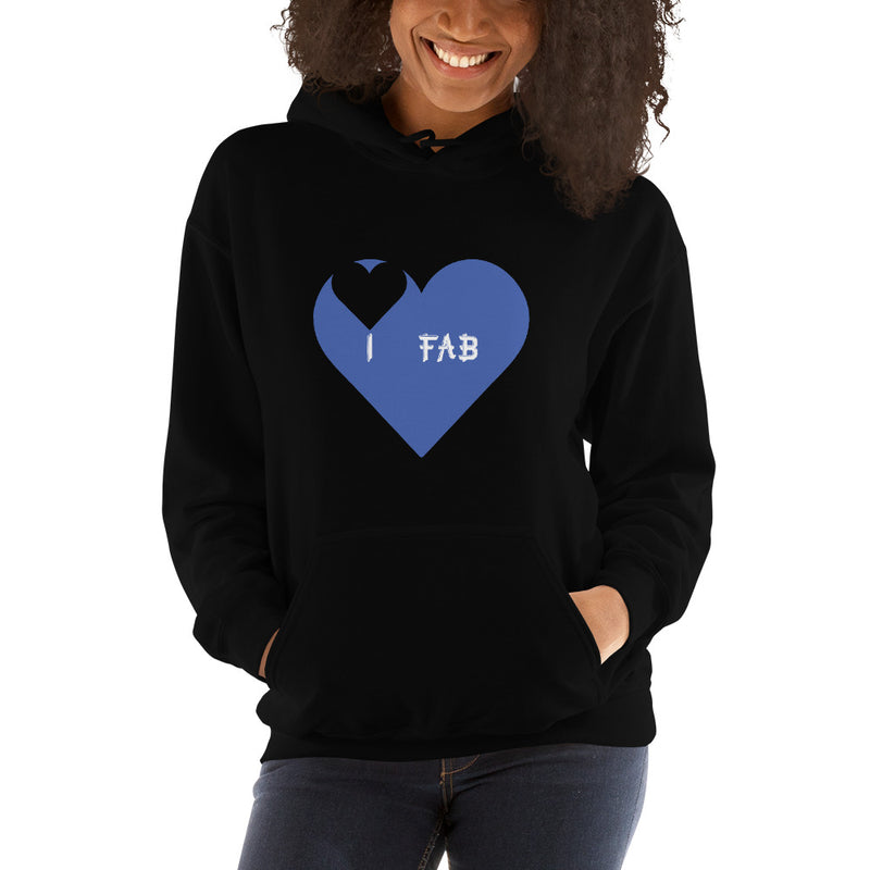 Im Fabolous Unisex Hoodie (BlueHeart)