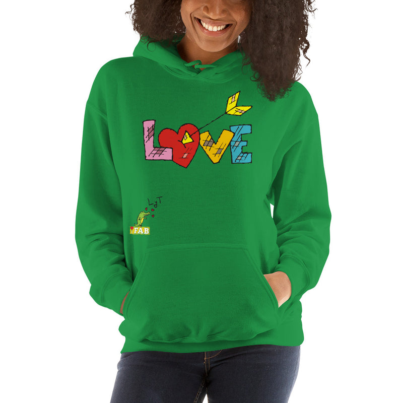 Im Fabolous LOVE Unisex Hoodie (RedHeart)