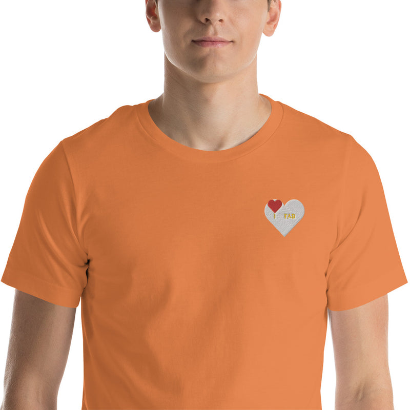 ImFabolous WhiteCell Short-Sleeve Unisex T-Shirt (RedHeart)