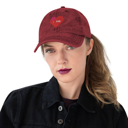 Im Fabolous Red Vintage Cotton Twill Cap