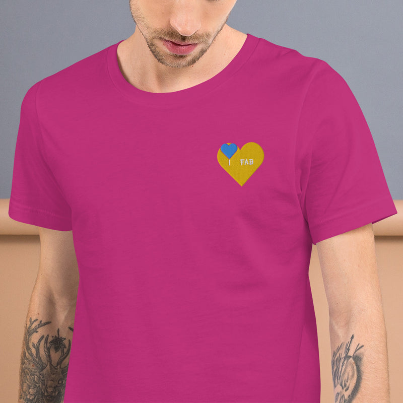 Im Fabolous Short-Sleeve T-Shirt (LightBlueHeart)