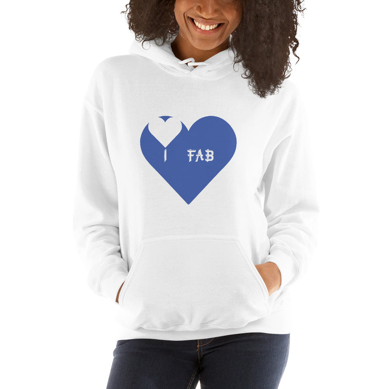 Im Fabolous Unisex Hoodie (BlueHeart)