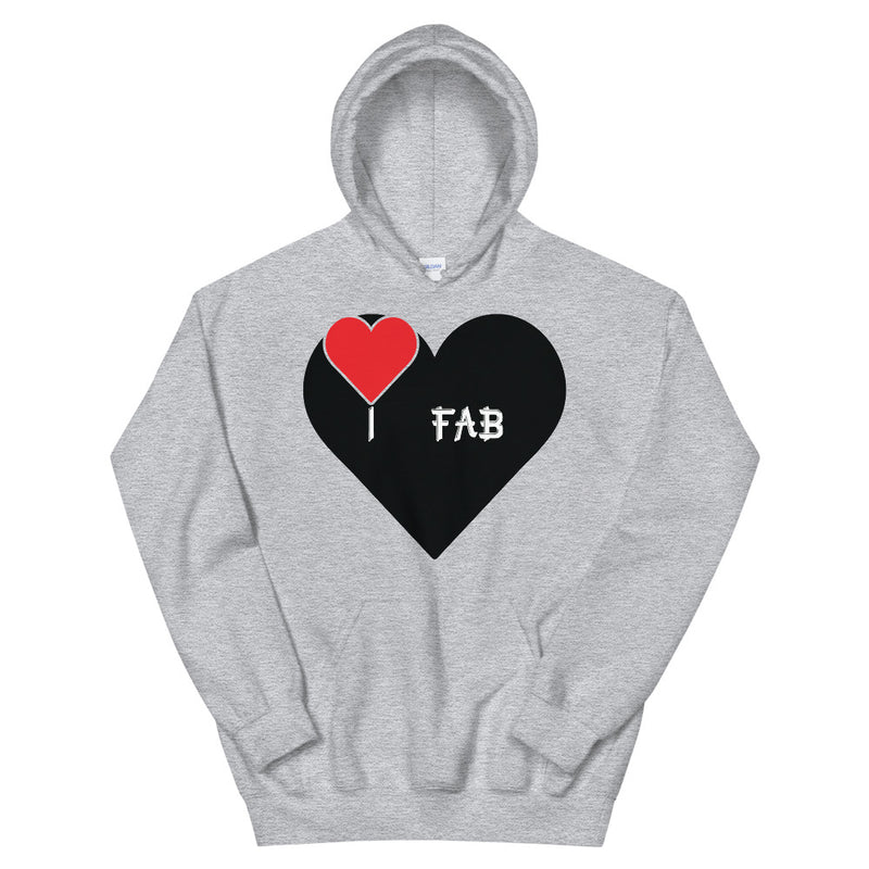 IM FABOLOUS HOODIE DARKBLACK (RedHeart)