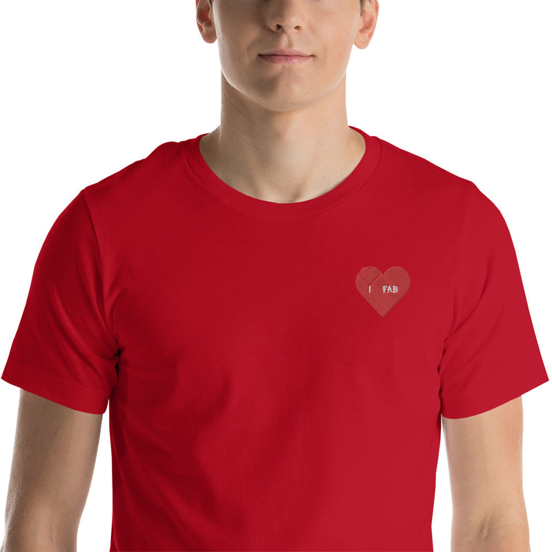 Im Fabolous BloodRed Short-Sleeve Unisex T-Shirt (RedHeart)