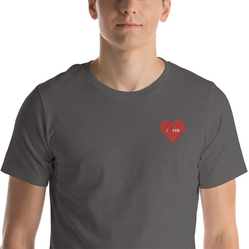 Im Fabolous BloodRed Short-Sleeve Unisex T-Shirt (RedHeart)