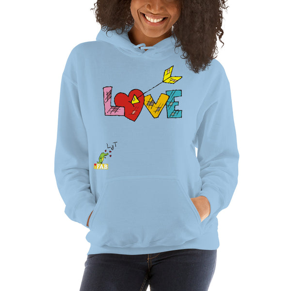 Im Fabolous LOVE Unisex Hoodie (RedHeart)