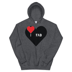 IM FABOLOUS HOODIE DARKBLACK (RedHeart)