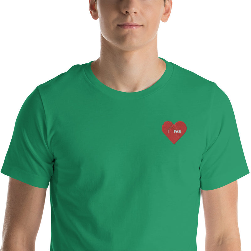 Im Fabolous BloodRed Short-Sleeve Unisex T-Shirt (RedHeart)