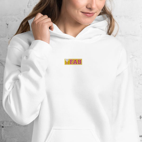 Im Fabolous TouchHeart Unisex Hoodie (WhiteHeart)