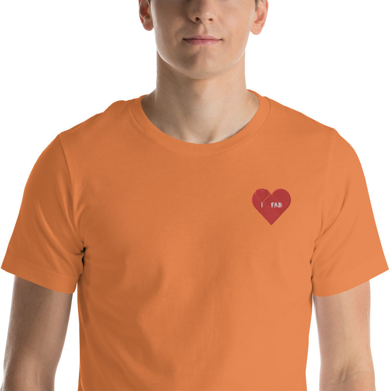 Im Fabolous BloodRed Short-Sleeve Unisex T-Shirt (RedHeart)