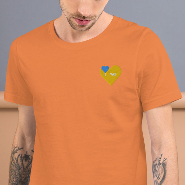 Im Fabolous Short-Sleeve T-Shirt (LightBlueHeart)