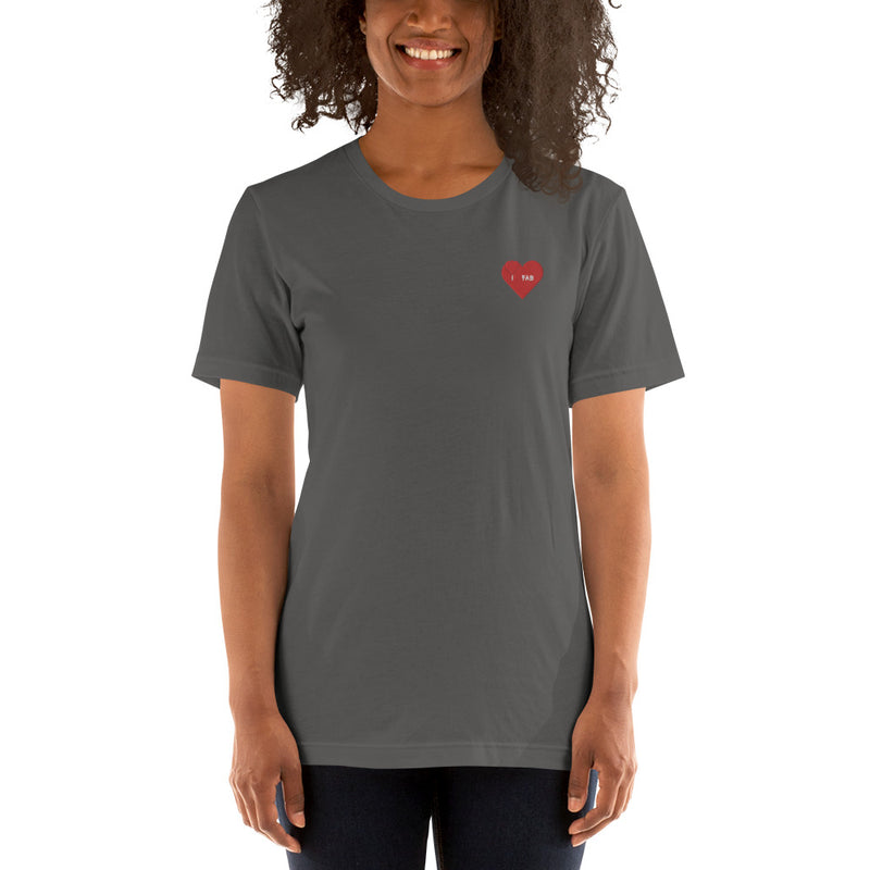 ImFabolous BloodRed Short-Sleeve Unisex T-Shirt (RedHeart)