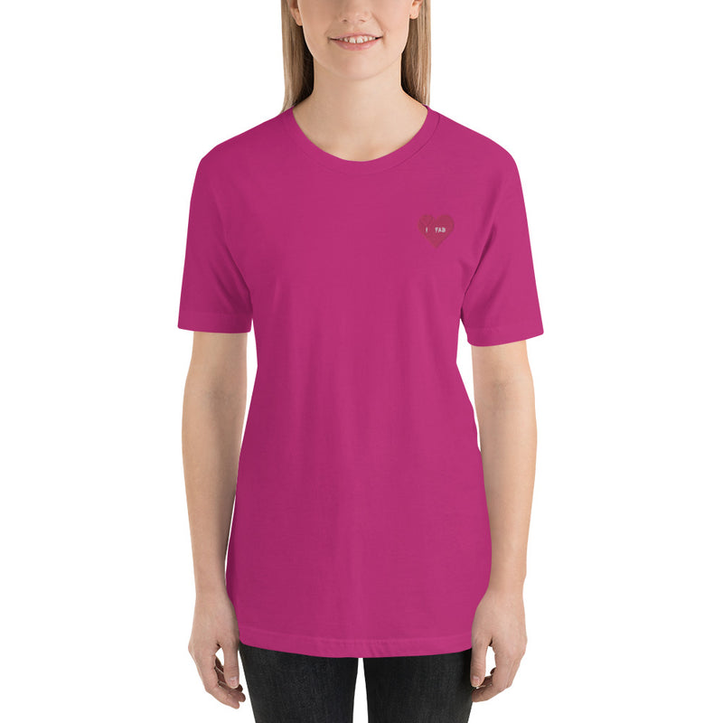 ImFabolous PrettyPink Short-Sleeve Unisex T-Shirt (PinkHeart)