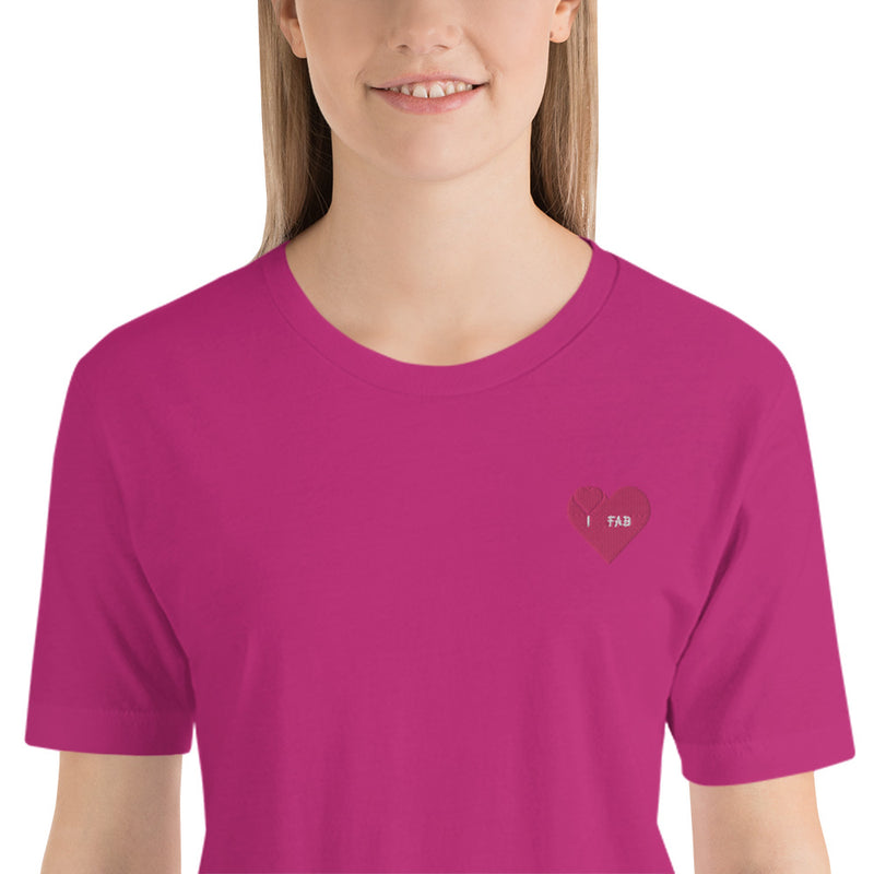 ImFabolous PrettyPink Short-Sleeve Unisex T-Shirt (PinkHeart)