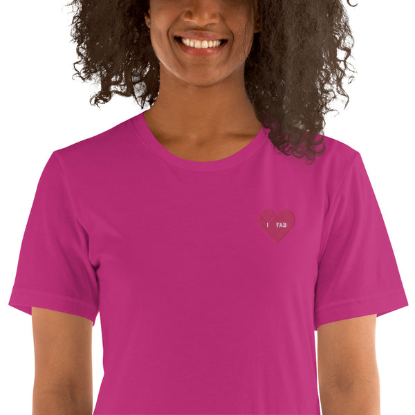 ImFabolous PrettyPink Short-Sleeve Unisex T-Shirt (PinkHeart)