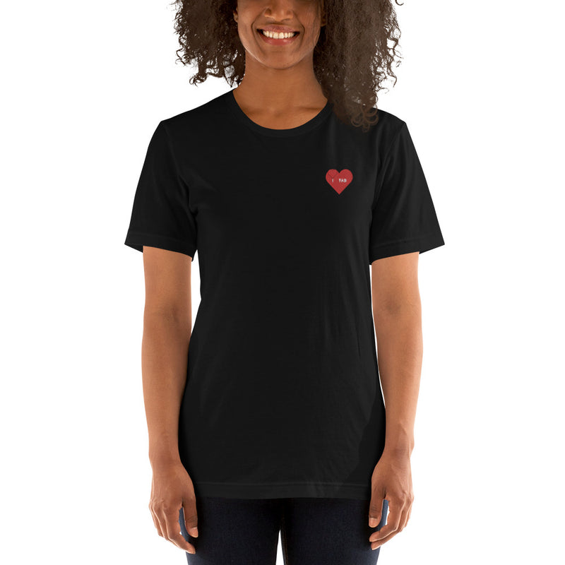 ImFabolous BloodRed Short-Sleeve Unisex T-Shirt (RedHeart)