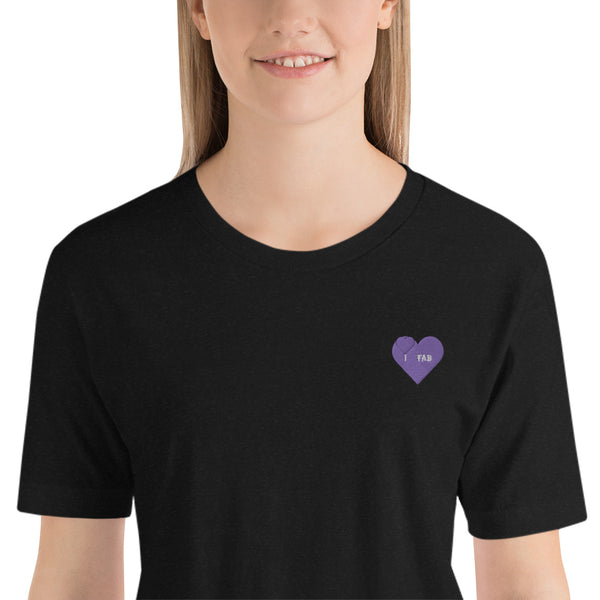 ImFabolous PurplePassion Short-Sleeve Unisex T-Shirt (PurpleHeart)